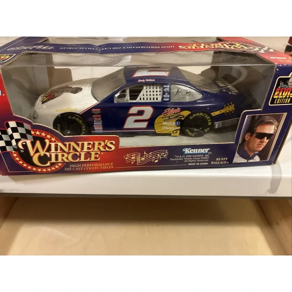 1998 Winners Circle  1:24 Diecast NASCAR Rusty Wallace #2 ELVIS PRESLEY Edition